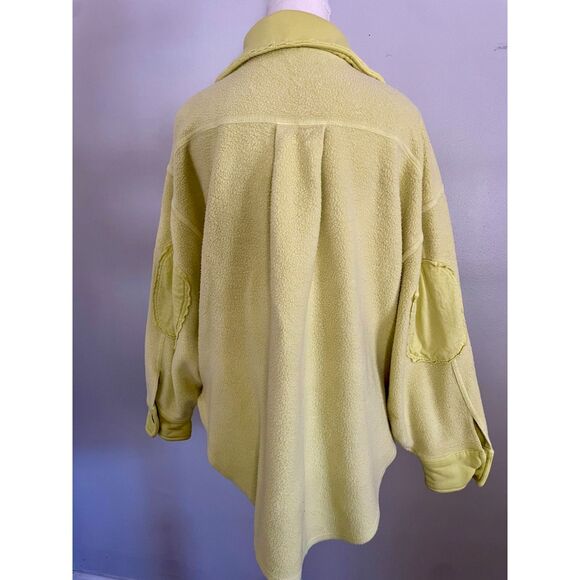 Free People Ruby Shacket in Luminary Yellow - XS (Orig. $128) Oversized - Picture 3 of 7